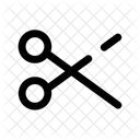 Scissor Cut Cutting Icon