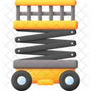 Scissor Lift Hydraulic Lift Cherry Picker Icon