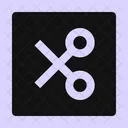 Scissor Rectangle Scissor Cut Icon