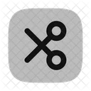 Scissor Rectangle  Icon