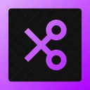 Scissor Rectangle Scissor Cut Icon