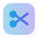 Scissor Square Icon