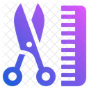 Barber Scissors Comb Icon
