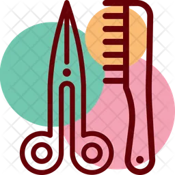 Scissors Comb  Icon