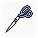 Scissors Cutting Fabric Icon
