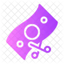 Scissors Budget Accountant Icon