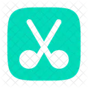 Scissors Square Scissors Cutting Icon