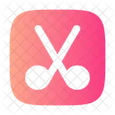 Scissors Square Scissors Cutting Icon