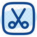 Scissors Square Icon