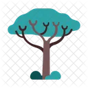 경화증 나무 자연 아이콘