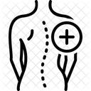 Scoliosis Abnormal Lateral Curvature Icon