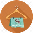 Panno Sconto Percentuale Icon