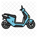 Scooter Transportation Travel Icon