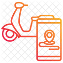 Scooter Transport Vehicle Icon