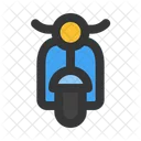 Scooter Vespa Motorcycle Icon
