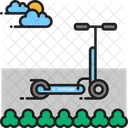 Kick Scooter Scooter Transporte Icon