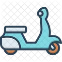 Scooter Motorbikes Transport Icon