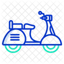 Scooter Vehicle Motorcycle Icon
