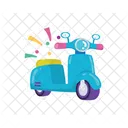 Scooter Transport Automobile Icon