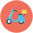 Scooter Courier Delivery Icon