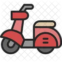 Scooter Transportation Motorbike Icon