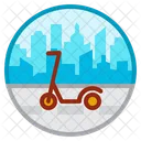 Scooter City Travel Icon