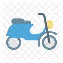 Scooter Bike Travel Icon