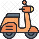 Scooter Motorcycle Motorbike Icon