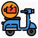 Scooter Charging  Icon