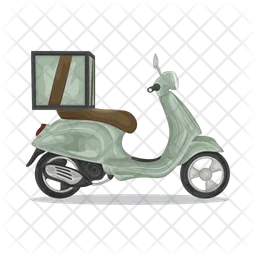 Scooter de reparto  Icono