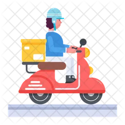 Scooter Delivery  Icon