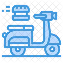 Scooter Order Delivery Icon