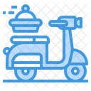 Scooter Delivery Order Icon