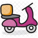Scooter Delivery Shipment Cargo Icon