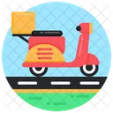 Motorbike Delivery Scooter Delivery Food Delivery Icon