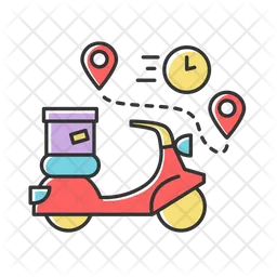 Scooter delivery  Icon
