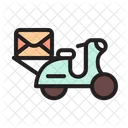 Scooter Delivery  Symbol