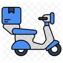 Scooter Delivery Logistic Delivery Bike Delivery Icon