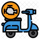 Scooter Engine  Icon