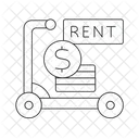 Scooter for rent  Icon