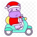 Hippo River Horse Lake Icon