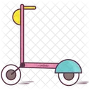 Scooter Bike Transport Icon