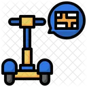Scooter Map  Icon