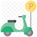 Scooter Parking Two Wheeler Parking Scooter Park Icon