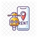 Scooter Rental Transport Icon