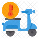 Scooter Thermometer Icon