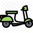 Scooter Vehicle Machine Icon