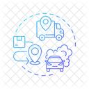 Scope-3-Emissionen  Symbol