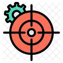 Scope Management Information Technology Sniper Scope Icon
