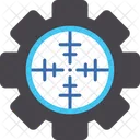 Scope Management Target Information Technology Icon